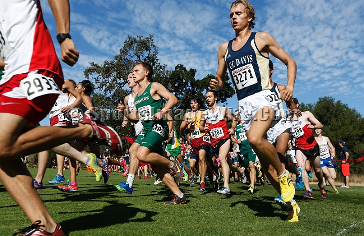 2015SIxcCollege-095.JPG - 2015 Stanford Cross Country Invitational, September 26, Stanford Golf Course, Stanford, California.